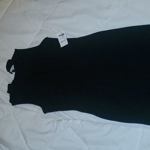 Black fitted dress